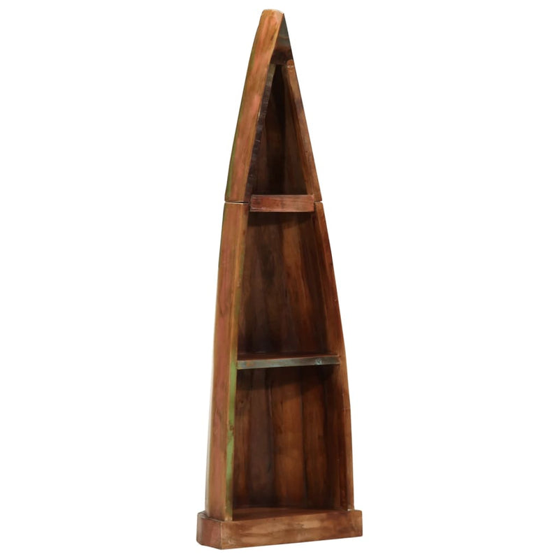 vidaXL tömör újrahasznosított fa csónakszekrény 39 x 27 x 127 cm