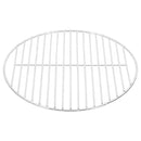 vidaXL kerek 304 rozsdamentes acél BBQ grillrács Ø34,5 cm