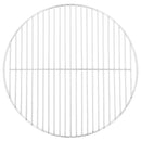 vidaXL kerek 304 rozsdamentes acél BBQ grillrács Ø44,5 cm