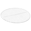 vidaXL kerek 304 rozsdamentes acél BBQ grillrács Ø44,5 cm