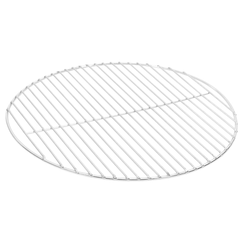 vidaXL kerek 304 rozsdamentes acél BBQ grillrács Ø44,5 cm