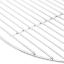 vidaXL kerek 304 rozsdamentes acél BBQ grillrács Ø44,5 cm