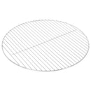 vidaXL kerek 304 rozsdamentes acél BBQ grillrács Ø50 cm