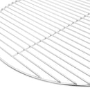 vidaXL kerek 304 rozsdamentes acél BBQ grillrács Ø50 cm