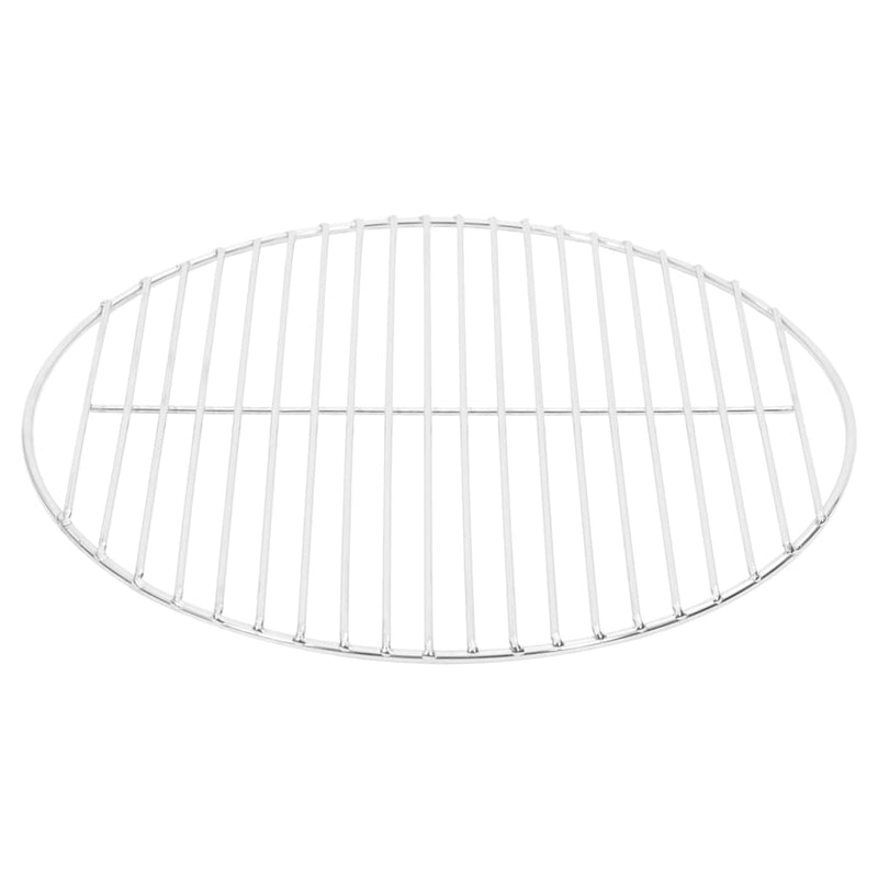 vidaXL kerek 304 rozsdamentes acél BBQ grillrács Ø40 cm