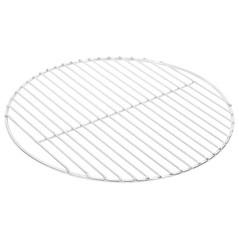vidaXL kerek 304 rozsdamentes acél BBQ grillrács Ø40 cm