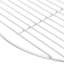 vidaXL kerek 304 rozsdamentes acél BBQ grillrács Ø40 cm