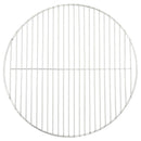 vidaXL kerek 304 rozsdamentes acél BBQ grillrács Ø47 cm