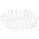 vidaXL kerek 304 rozsdamentes acél BBQ grillrács Ø54 cm