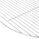 vidaXL kerek 304 rozsdamentes acél BBQ grillrács Ø54 cm