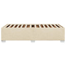 vidaXL ágykeret matrac nélkül krém 80x200 cm szövet 80x200 cm