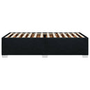 vidaXL ágykeret matrac nélkül fekete 90x200 cm szövet