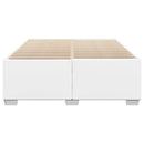 vidaXL fehér műbőr ágykeret 160x200 cm
