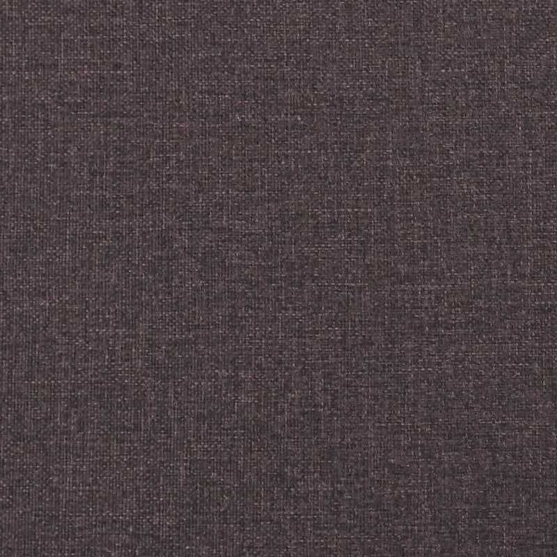 vidaXL sötétbarna szövet ágykeret matrac nélkül 80x200 cm
