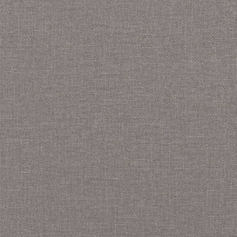 vidaXL tópszínű szövet ágykeret matrac nélkül 100x200 cm