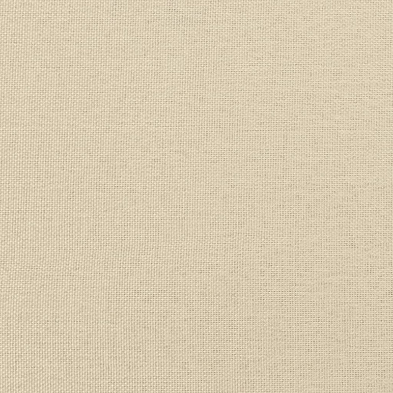 vidaXL krémszínű szövet ágykeret matrac nélkül 160 x 200 cm
