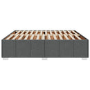 vidaXL sötétszürke szövet ágykeret matrac nélkül 180 x 200 cm