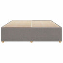 vidaXL tópszínű szövet ágykeret matrac nélkül 200 x 200 cm