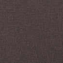 vidaXL sötétbarna szövet rugós ágy matraccal 120 x 190 cm