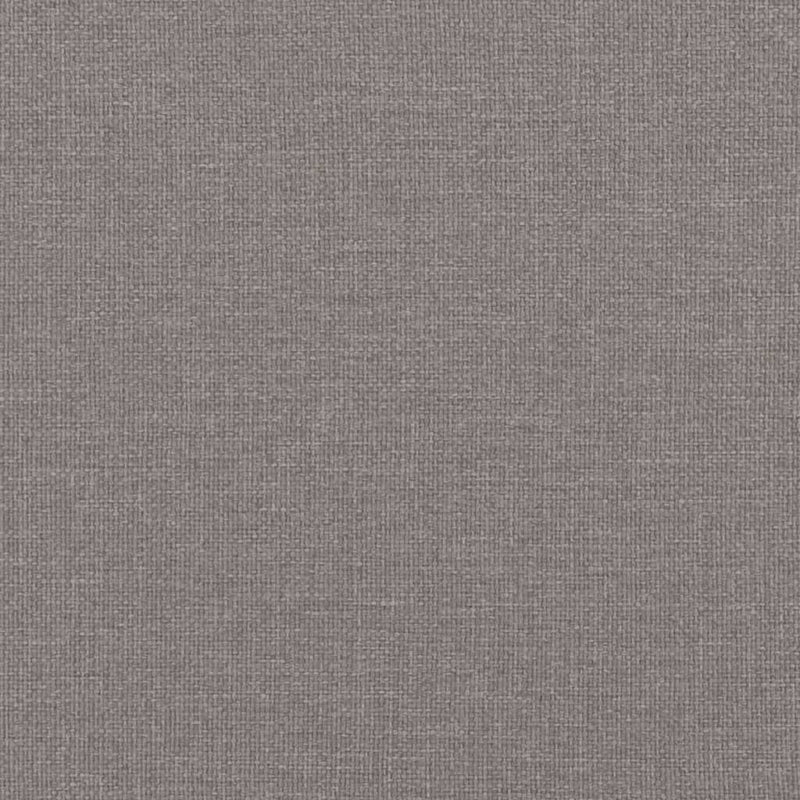 vidaXL tópszínű szövet rugós ágy matraccal 200 x 200 cm