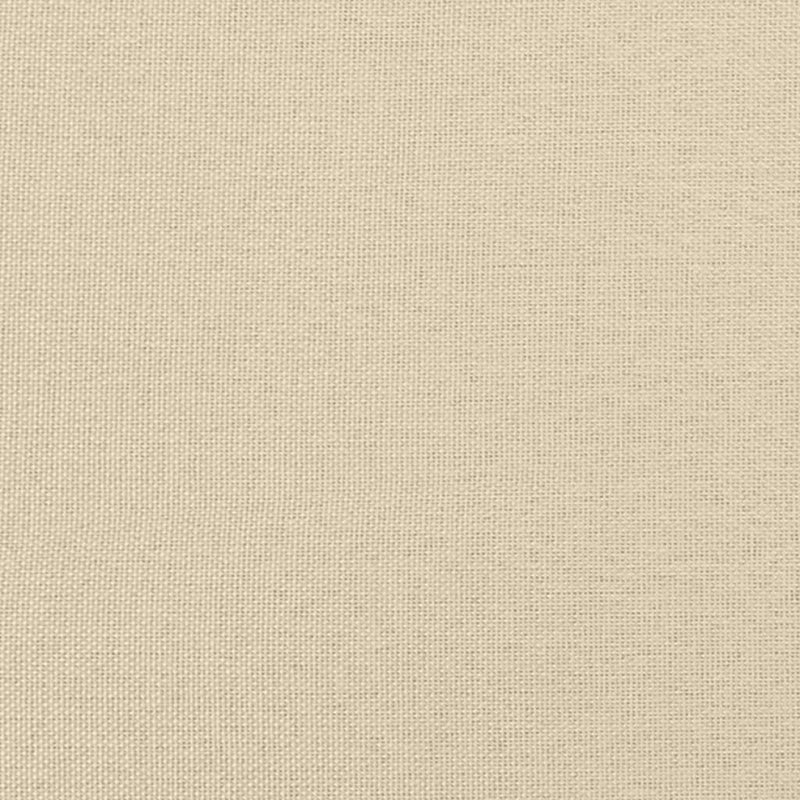 vidaXL krémszínű szövet rugós ágy matraccal 200 x 200 cm