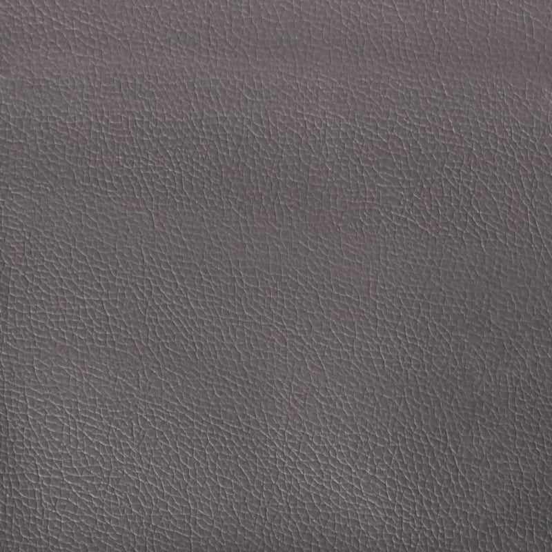 vidaXL szürke műbőr rugós ágy matraccal 200 x 200 cm