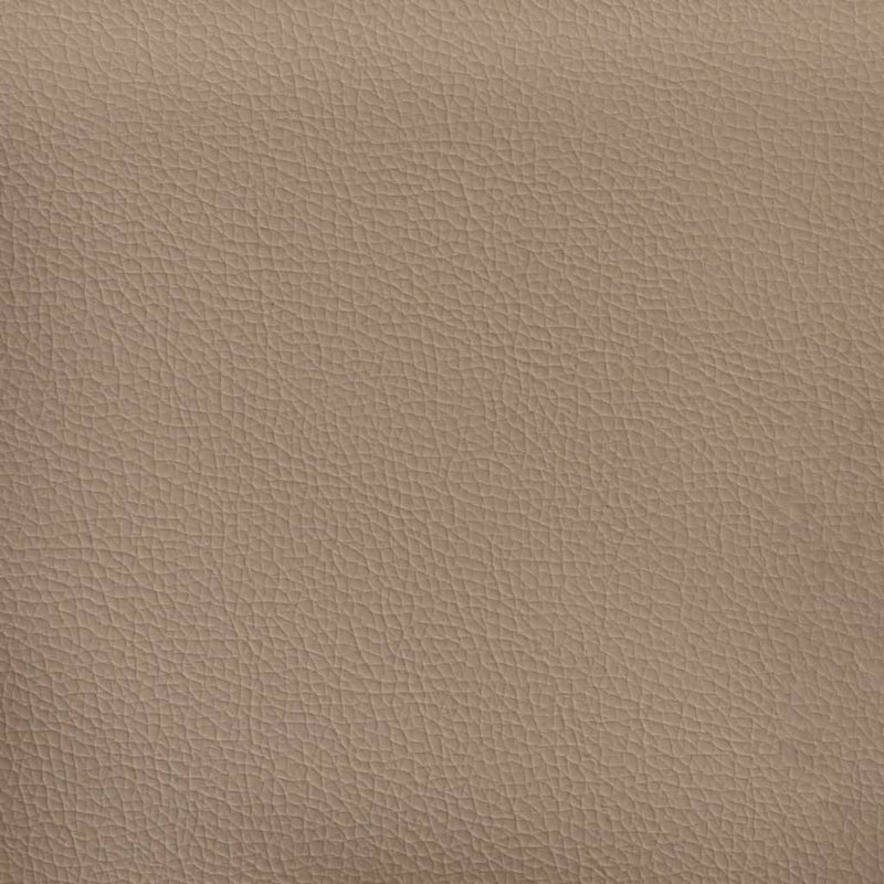 vidaXL cappuccino színű műbőr rugós ágy matraccal 200 x 200 cm