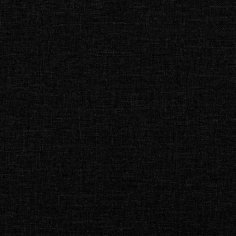 vidaXL fekete szövet rugós ágy matraccal 140 x 190 cm