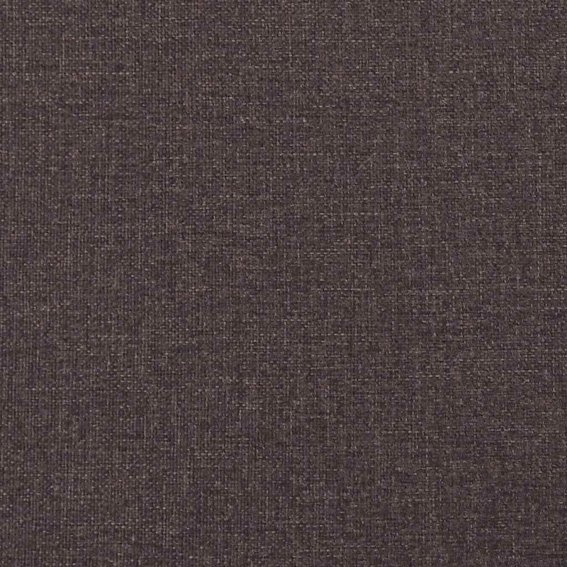 vidaXL sötétbarna szövet rugós ágy matraccal 100 x 200 cm