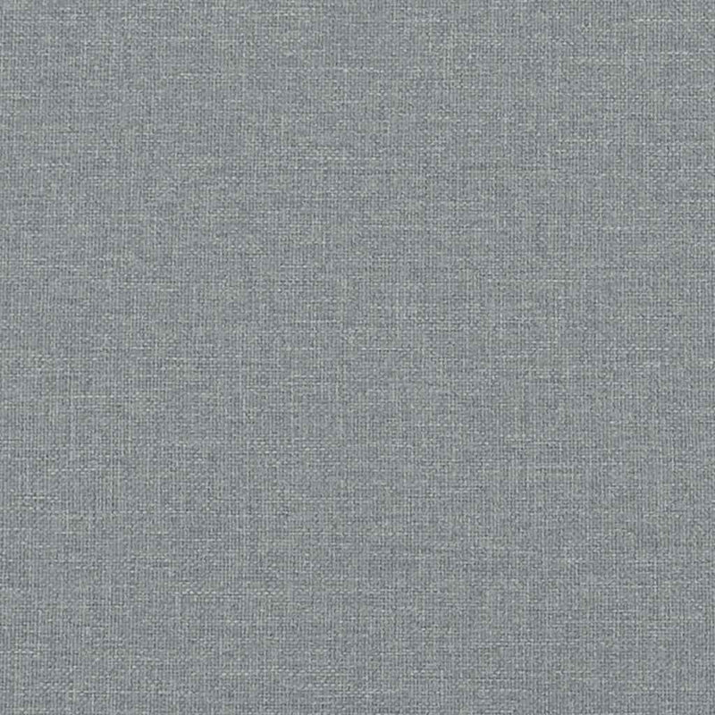 vidaXL világosszürke szövet rugós ágy matraccal 140 x 190 cm