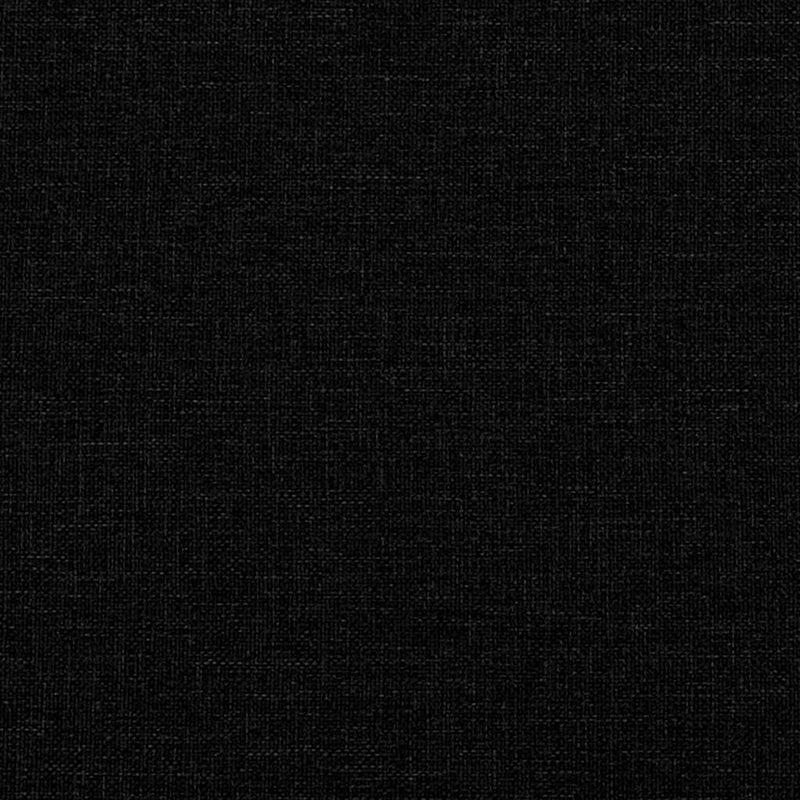 vidaXL fekete szövet rugós ágy matraccal 140 x 190 cm