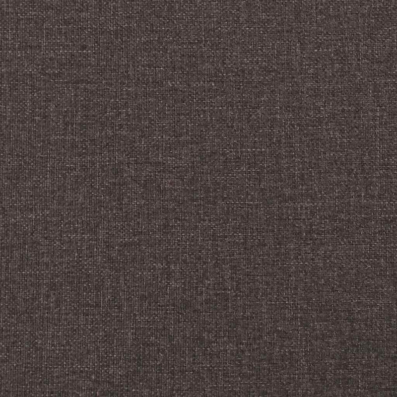 vidaXL sötétbarna szövet rugós ágy matraccal 120 x 200 cm