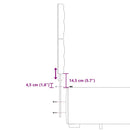 vidaXL sötétbarna szövet rugós ágy matraccal 120 x 200 cm