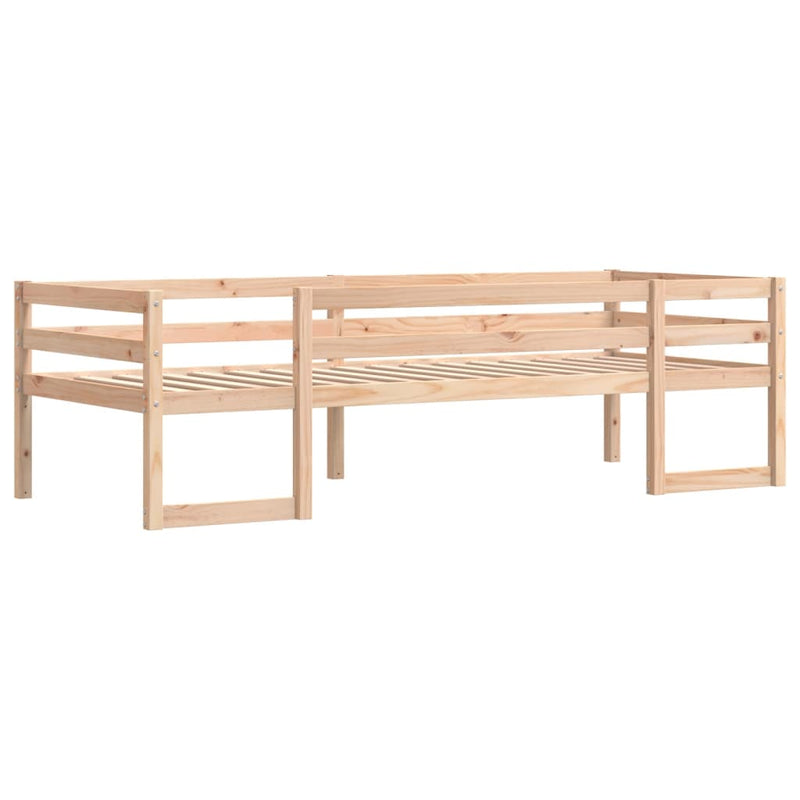 vidaXL tömör fenyőfa gyerekágykeret 90 x 200 cm