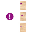 vidaXL konyhai munkalap 40x63,5x2,7 cm tömör fa tölgyfa téglalap alakú