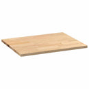 vidaXL konyhai munkalap 80x63,5x2,7 cm tömör fa tölgyfa téglalap alakú