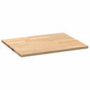 vidaXL konyhai munkalap 80x63,5x2,7 cm tömör fa tölgyfa téglalap alakú