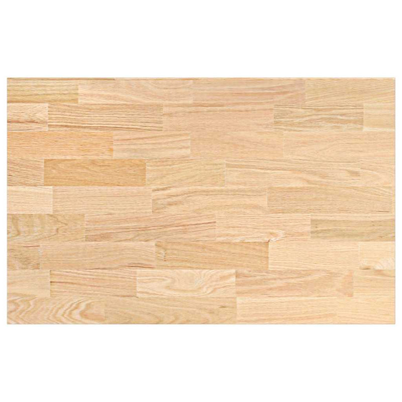 vidaXL konyhai munkalap 100x63,5x2,7cm tömör fa tölgyfa téglalap alakú