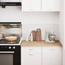 vidaXL konyhai munkalap 100x63,5x2,7cm tömör fa tölgyfa téglalap alakú