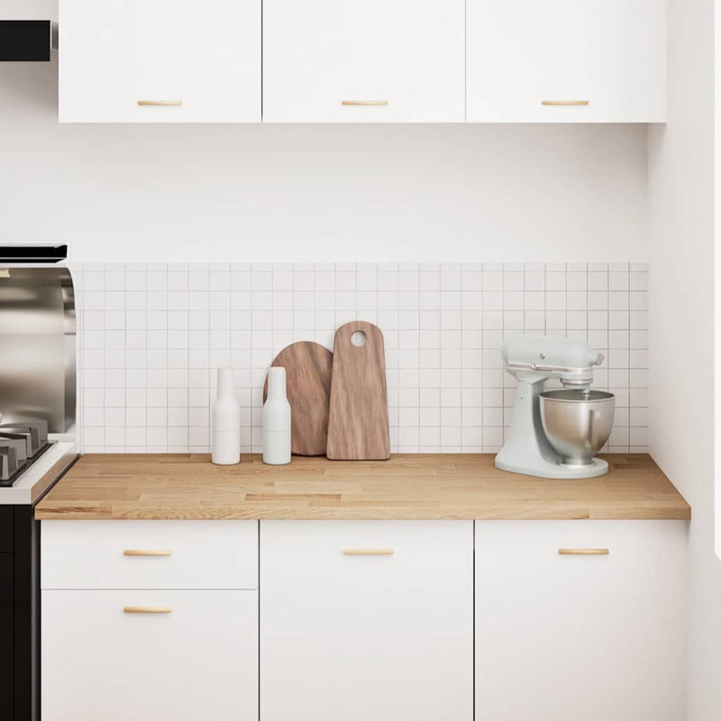 vidaXL konyhai munkalap 140x63,5x2,7cm tömör fa tölgyfa téglalap alakú