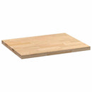vidaXL konyhai munkalap 80x63,5x4 cm tömör fa tölgyfa téglalap alakú