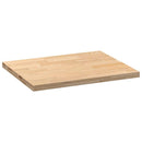 vidaXL konyhai munkalap 80x63,5x4 cm tömör fa tölgyfa téglalap alakú