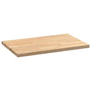 vidaXL konyhai munkalap 100x63,5x4 cm tömör fa tölgyfa téglalap alakú
