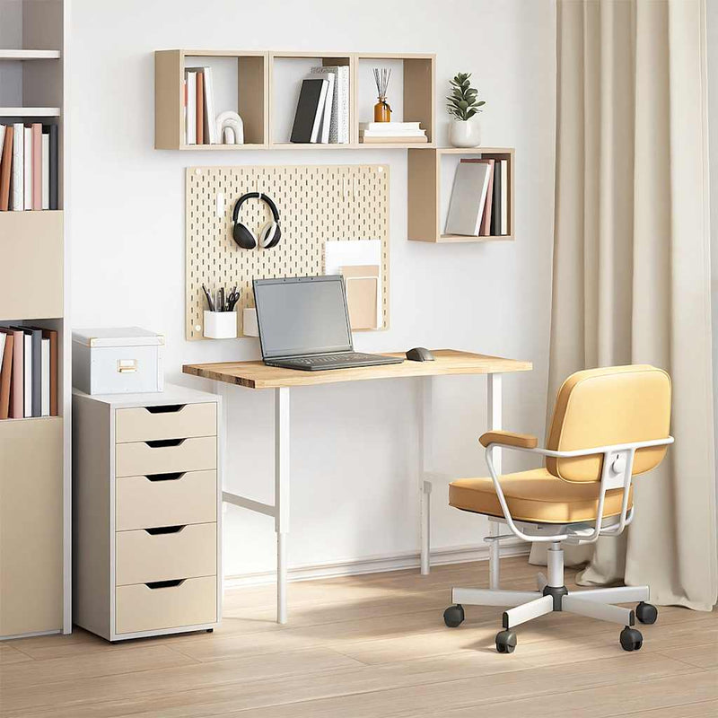 vidaXL tömör tölgyfa téglalap alakú asztallap kezeletlen 100x50x2,5 cm