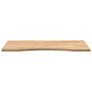 vidaXL tömör tölgyfa téglalap alakú asztallap kezeletlen 100x50x2,5 cm