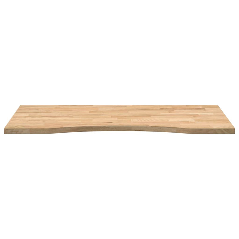vidaXL tömör tölgyfa téglalap alakú asztallap kezeletlen 100x50x2,5 cm