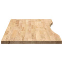 vidaXL tömör tölgyfa téglalap alakú asztallap kezeletlen 100x50x2,5 cm