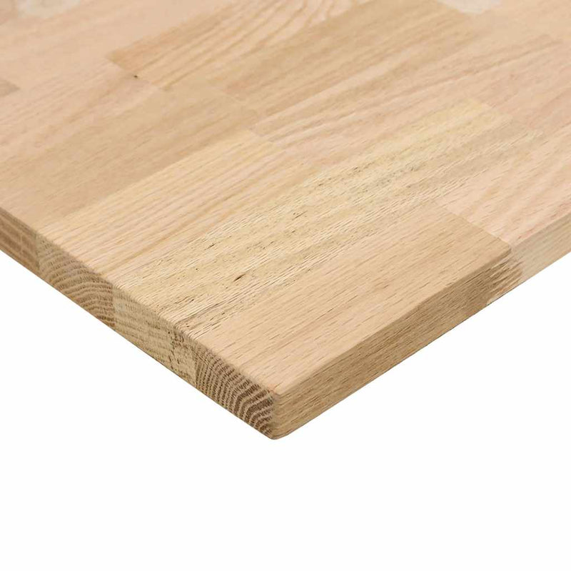 vidaXL tömör tölgyfa téglalap alakú asztallap kezeletlen 100x50x2,5 cm