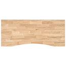 vidaXL tömör tölgyfa téglalap alakú asztallap kezeletlen 120x50x2,5 cm