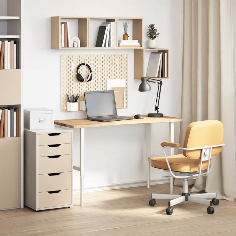 vidaXL tömör tölgyfa téglalap alakú asztallap kezeletlen 120x50x2,5 cm